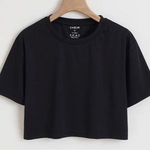 shein black crop